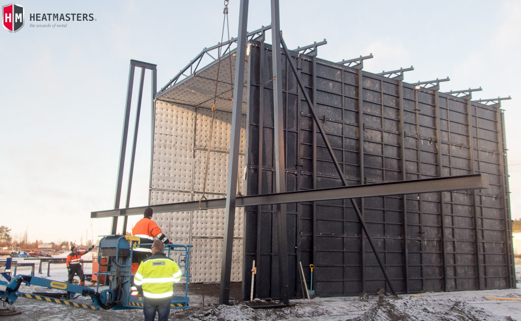 Temporary Heat Treatment Furnace for Valmet in Finland