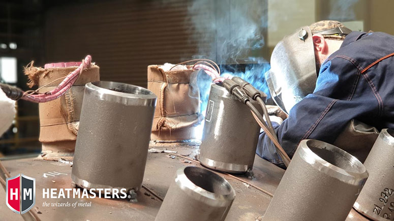 On-site pre-heating of boiler drum studs utilizing Heatmasters heat treatment equipment.